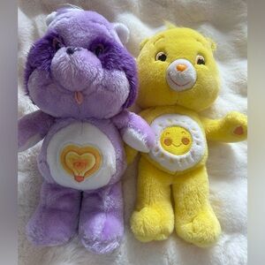Care Bears Plush Duo - Purple and Yellow